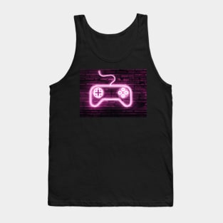 Neon Gaming Controller for Gamer Tank Top
